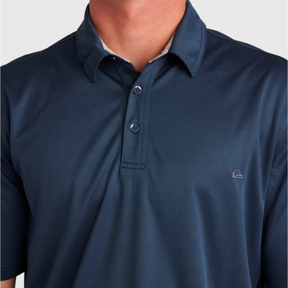 Quiksilver Waterman Men's Deep Blue Polo